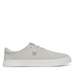 Tenisówki DC. Szare trampki męskie DC, bez wzorów, bez zapięcia. Za 229.99 zł.