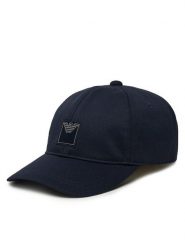 Emporio Armani Czapka z daszkiem EX000007 AF12614 UB102 Granatowy. Niebieskie czapki męskie Emporio Armani, bez wzorów, z materiału. Za 289.99 zł.