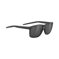 Okulary przeciwsłoneczne Rudy Project Overlap Czarne matowe. Szare okulary przeciwsłoneczne męskie Rudy Project, bez wzorów, sportowe. Za 717.00 zł.