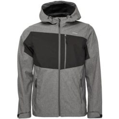 Męska kurtka softshell Loap Ladan Gry-blk Szara. Szare kurtki softshell męskie ZSPORT, m, bez wzorów, z softshellu, bez kaptura, trekkingowe. Za 366.99 zł.