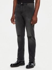 Balmain Jeansy DH1MI043DE68 Szary Regular Fit. Szare jeansy męskie Balmain, bez wzorów, z bawełny. Za 2,739.00 zł.