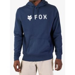 Bluza z kapturem męska Fox Absolute Fleece Po. Niebieskie bluzy z kapturem męskie FOX, m, bez wzorów, z kapturem. Za 256.99 zł.