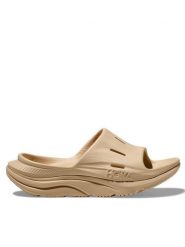 Hoka Klapki Ora Recovery Slide 3 1135061 Beżowy. Brązowe klapki i japonki męskie HOKA, bez wzorów, z tworzywa sztucznego. Za 189.99 zł.