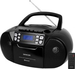 Radioodtwarzacz Sencor RADIOMAGNETOFON SPT 3907 B CD/FM/BT/TAPE. Radia SENCOR. Za 279.00 zł.