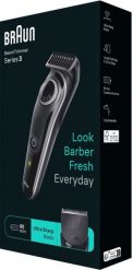 Braun Beard Trimmer | BT3440 | Cordless | Number of length steps 40 | Black. Golarki męskie BRAUN. Za 159.38 zł.