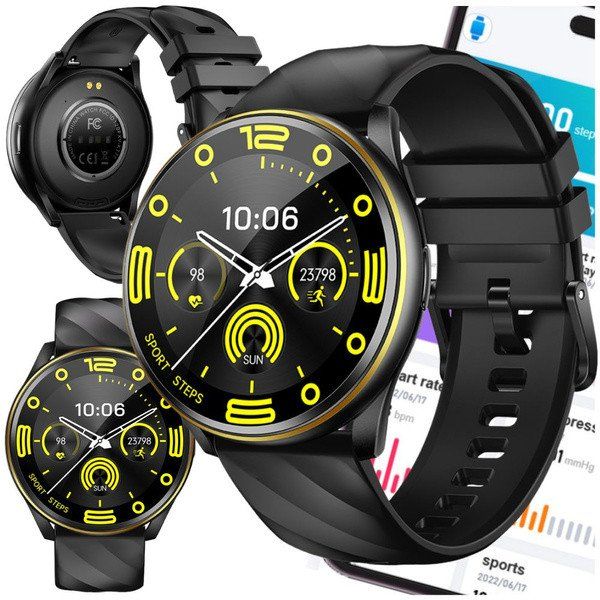 SMARTWATCH WATCH ZEGAREK SPORTOWY SMARTBAND WODOODPORNY PULSOMETR SPORT KT77. Pulsometry Diaway. Za 119.99 zł.