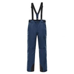 Spodnie męskie narciarskie snowboardowe 10.000 Alpine Pro Edes 2. Niebieskie spodnie narciarskie i snowboardowe męskie Alpine Pro, bez wzorów, narciarskie. W wyprzedaży za 729.00 zł.