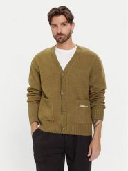 Jack & Jones Kardigan Norrebro 12282732 Zielony Loose Fit. Zielone kardigany męskie Jack & Jones, l, bez wzorów, z bawełny, bez ramiączek. Za 179.99 zł.
