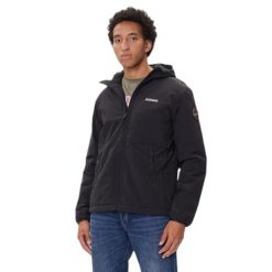 Kurtka wodoodporna Napapijri A-Tundra Winter 1. Czarne kurtki męskie Napapijri, bez wzorów, sportowe, bez ramiączek, bez kaptura. W wyprzedaży za 678.65 zł.