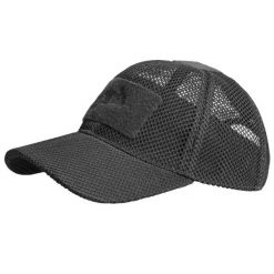 Czapka z daszkiem baseballowa Mesh. Czarne czapki męskie Helikon-Tex, bez wzorów, z meshu, sportowe. Za 82.99 zł.