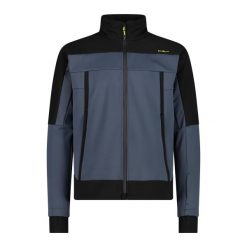 Kurtka męska rowerowa CMP 34A1857. Szare kurtki softshell męskie CMP, l, bez wzorów, z softshellu, z kapturem, trekkingowe. Za 409.99 zł.