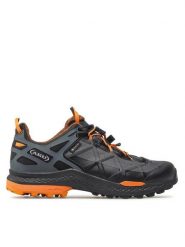 Aku Trekkingi Rocket Dfs Gtx GORE-TEX 726 Czarny. Czarne buty trekkingowe męskie Aku, bez wzorów, z gore-texu, sportowe, bez obcasa, bez zapięcia. Za 759.99 zł.