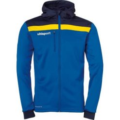 Kurtka Uhlsport Offense 23. Niebieskie kurtki męskie Uhlsport, xl, bez wzorów, sportowe, bez ramiączek, z kapturem. W wyprzedaży za 195.00 zł.