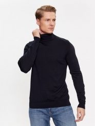 Hugo Golf San Thomas-M 50474174 Granatowy Regular Fit. Niebieskie kardigany męskie Hugo, m, bez wzorów, z wełny, bez ramiączek. Za 509.99 zł.