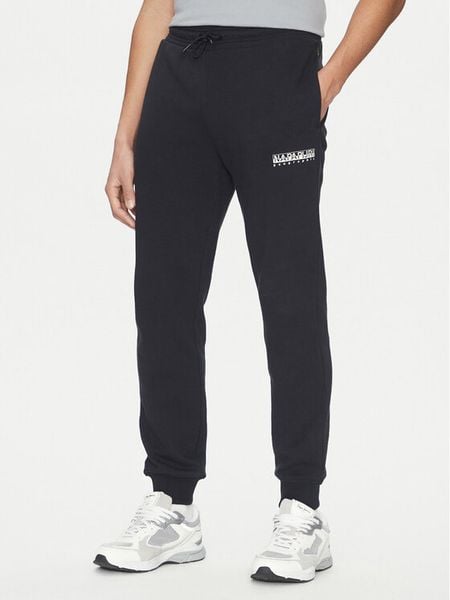Napapijri Spodnie dresowe M-Gori NP0A4IDS Czarny Regular Fit. Czarne spodnie dresowe męskie Napapijri, bez wzorów, z bawełny. Za 379.99 zł.