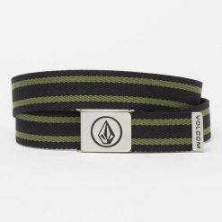 Pasek Volcom Circle Web expedition green. Zielone paski męskie Volcom, bez wzorów. Za 105.75 zł.