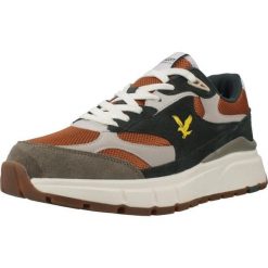 Buty LYLE&SCOTT STARFLEX009 Zielony. Zielone buty trekkingowe męskie LYLE AND SCOTT, bez wzorów, ze skóry, bez zapięcia, trekkingowe. Za 437.99 zł.