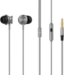 UiiSii GT500 Metal Hi-Fi Universal Earphone with Microphone / Remote / 3.5mm / Silver. Szare słuchawki douszne UiiSii. Za 47.05 zł.