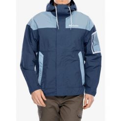 Kurtka przeciwwiatrowa męska Columbia Challenger II Windbreaker. Czarne kurtki męskie Columbia, m, bez wzorów, z softshellu, sportowe, bez ramiączek, bez kaptura. Za 256.99 zł.