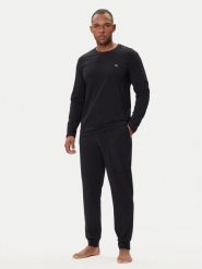 Emporio Armani Underwear Piżama EM000610 AF10776 MC108 Czarny Regular Fit. Czarne piżamy męskie Emporio Armani Underwear, m, bez wzorów, z bawełny, bez kołnierzyka, bez ramiączek. Za 429.99 zł.