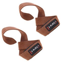 Paski treningowe do martwego ciągu skóra HMS F4435. Brązowe paski męskie HMS, bez wzorów, ze skóry, sportowe. Za 49.00 zł.