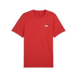 Koszulka sportowa Puma Ess 2 Small No. 1 Logo. Czerwone t-shirty sportowe męskie Puma, l, bez wzorów, eleganckie, bez ramiączek. Za 65.99 zł.