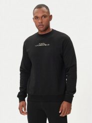 KARL LAGERFELD Bluza 705061 554942 Czarny Regular Fit. Czarne bluzy nierozpinane męskie KARL LAGERFELD, l, bez wzorów, z bawełny, bez ramiączek, bez kaptura. Za 509.99 zł.