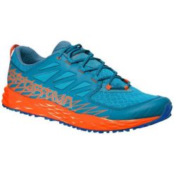 La Sportiva Buty Do Biegania Męskie Lycan Tropic Blue/Tangerine 46. Niebieskie buty do biegania męskie La Sportiva, bez wzorów, bez zapięcia, do biegania. W wyprzedaży za 375.00 zł.