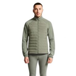 Kurtka puchowa Craft Subz 4. Zielone kurtki męskie Craft, na zimę, m, bez wzorów, z puchu, bez ramiączek, bez kaptura. Za 547.50 zł.