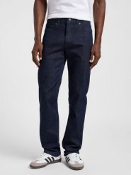 MESKIE SPODNIE LEE LEE X STRAIGHT AVENUE 112359306. Jeansy męskie Lee, bez wzorów, z jeansu. Za 219.99 zł.