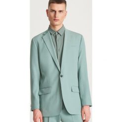 Elegancka marynarka garniturowa - Turkusowy. Marynarki męskie marki Reserved. Za 299.99 zł.