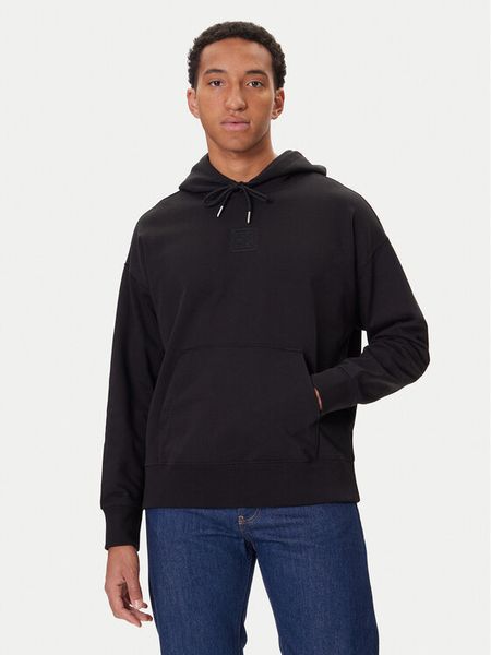 Calvin Klein Bluza LV14LD225G Czarny Regular Fit. Czarne bluzy nierozpinane męskie Calvin Klein, m, bez wzorów, z bawełny, bez ramiączek, bez kaptura. Za 319.99 zł.