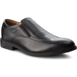 Półbuty CLARKS - Chilvergo Gtx GORE-TEX 261277447 Black Leather. Czarne eleganckie półbuty męskie Clarks, z gore-texu, eleganckie. W wyprzedaży za 279.00 zł.