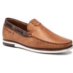Mokasyny WRANGLER - Sharky WM91081A Cognac 064. Mokasyny męskie marki Wrangler. W wyprzedaży za 229.00 zł.