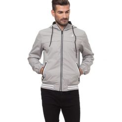 Kurtka w kolorze jasnoszarym. Szare kurtki męskie Lonsdale, Kangol, Crosshatch, l, bez wzorów, bez ramiączek, bez kaptura. W wyprzedaży za 259.95 zł.