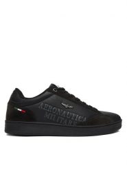 Aeronautica Militare Sneakersy 252SC0306UCT03385 Czarny. Czarne buty sportowe na co dzień męskie Aeronautica Militare, m, bez wzorów, ze skóry, bez ramiączek, bez kaptura. Za 299.99 zł.