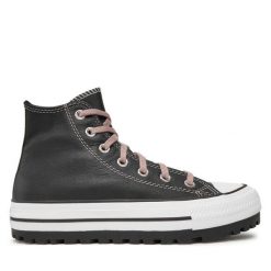 Trampki Converse. Czarne trampki męskie Converse, bez wzorów, retro, bez zapięcia. Za 279.99 zł.