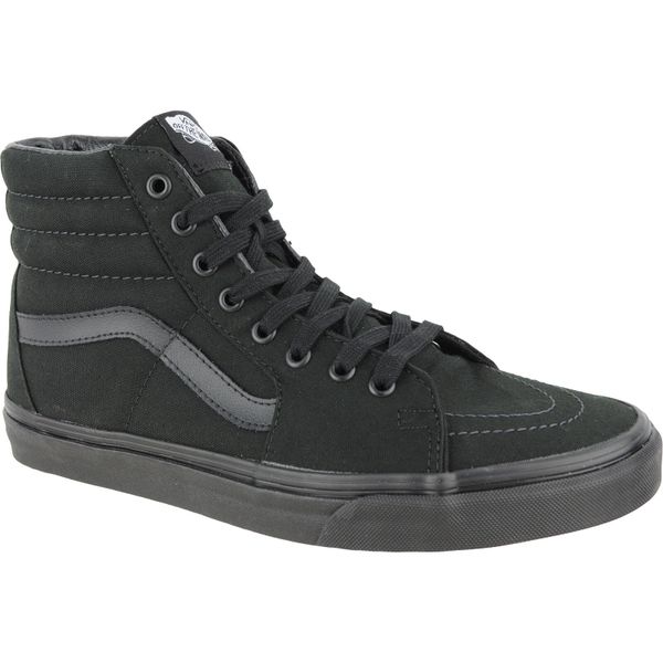 Vans Sk8 Hi, Czarny. Czarne buty trekkingowe męskie Vans, bez wzorów, z tkaniny, bez zapięcia, trekkingowe, vans sk8. Za 411.99 zł.