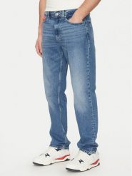 Tommy Jeans Jeansy Ryan DM0DM21858 Niebieski Slim Fit. Niebieskie jeansy męskie Tommy Jeans, bez wzorów, z bawełny. Za 379.99 zł.