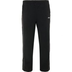 Pantalony Fila Cupula dla mężczyzn - Sportowe i wygodne. Czarne długie spodnie sportowe męskie Fila, bez wzorów, z dresówki. Za 196.99 zł.