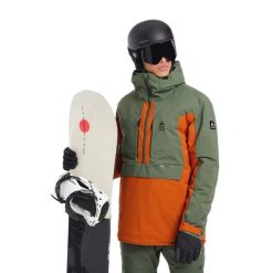 Kurtka narciarska męska Protest Prthalem. Brązowe kurtki narciarskie i snowboardowe męskie Protest, na zimę, l, bez wzorów, bez kaptura, narciarskie. Za 569.99 zł.