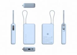 Powerbank Xiaomi 67W Power Bank 10000 (Integrated Cable) Ice Blue. Niebieskie powerbanki Xiaomi. Za 133.18 zł.