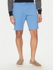 Tommy Hilfiger Szorty materiałowe Harlem MW0MW23568 Błękitny Regular Fit. Niebieskie szorty męskie Tommy Hilfiger, bez wzorów, z bawełny. Za 209.99 zł.