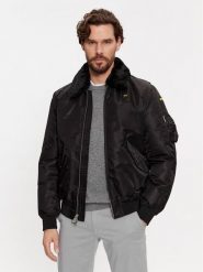 Blauer Kurtka bomber 23WBLUC02132 Czarny Regular Fit. Czarne kurtki męskie Blauer, m, bez wzorów, z syntetyku, bez ramiączek, bez kaptura. Za 2,609.00 zł.