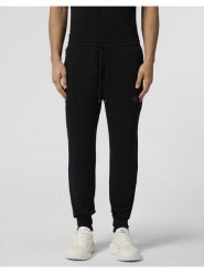 Plein Sport Spodnie dresowe SAFC MJT2788 STE003N Czarny Regular Fit. Czarne długie spodnie sportowe męskie Plein Sport, bez wzorów, z bawełny. Za 509.99 zł.