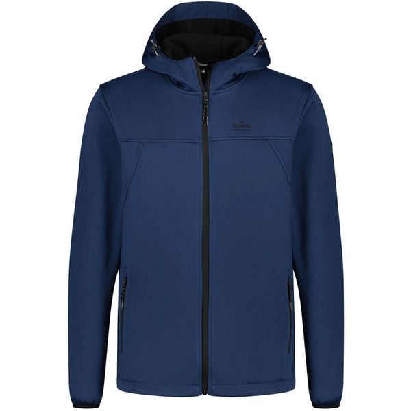 Męska kurtka softshell Kjelvik Dario Blue S. Niebieskie kurtki męskie ZSPORT, m, bez wzorów, z softshellu, trekkingowe. Za 235.99 zł.