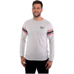 Sam73 Męska Bluzka Z Długim Rękawem Mt 743 401 M. Szare t-shirty sportowe męskie marki sam73, z napisami, sportowe, z długim rękawem. Za 79.00 zł.