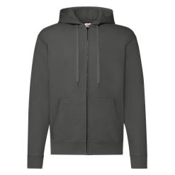 Klasyczna Kurtka Z Kapturem Dla Dorosłych Unisex. Zielone kurtki męskie Fruit of the Loom, xl, bez wzorów, klasyczne, bez ramiączek, z kapturem. Za 162.99 zł.