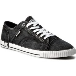 Tenisówki BIG STAR - W174518 Black. Czarne trampki męskie Big Star, z gumy, retro. Za 129.00 zł.
