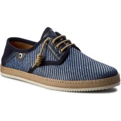 Półbuty NOBRAND - Bay 9629-3 Navy. Niebieskie codzienne półbuty męskie Nobrand, z kauczuku. W wyprzedaży za 259.00 zł.